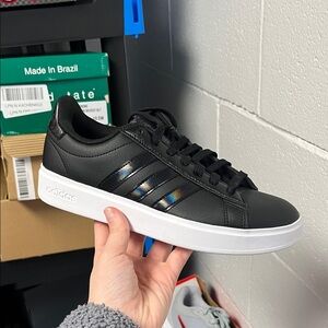 Adidas Black and White Women's Sneakers